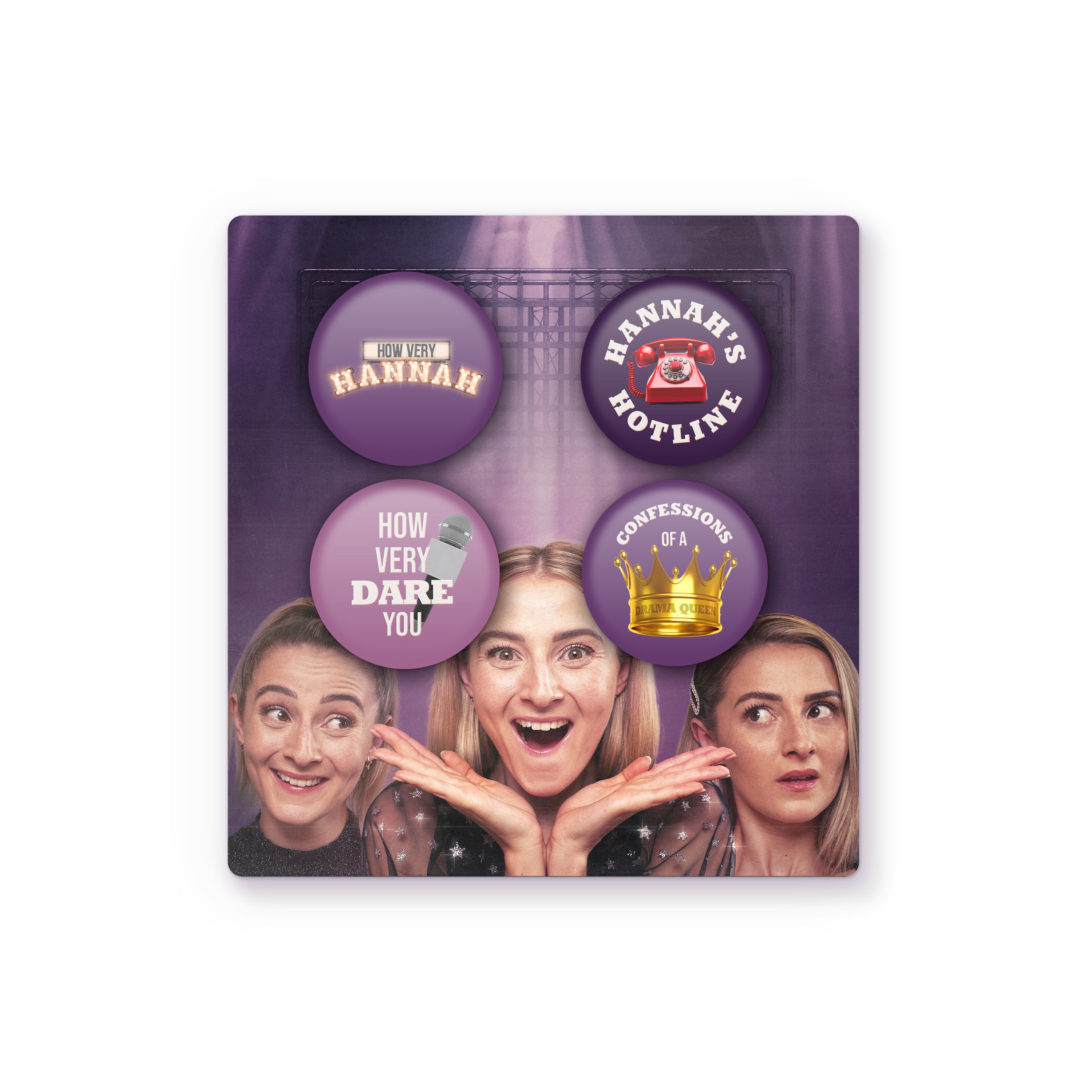 How Very Hannah Logo Badge Pack