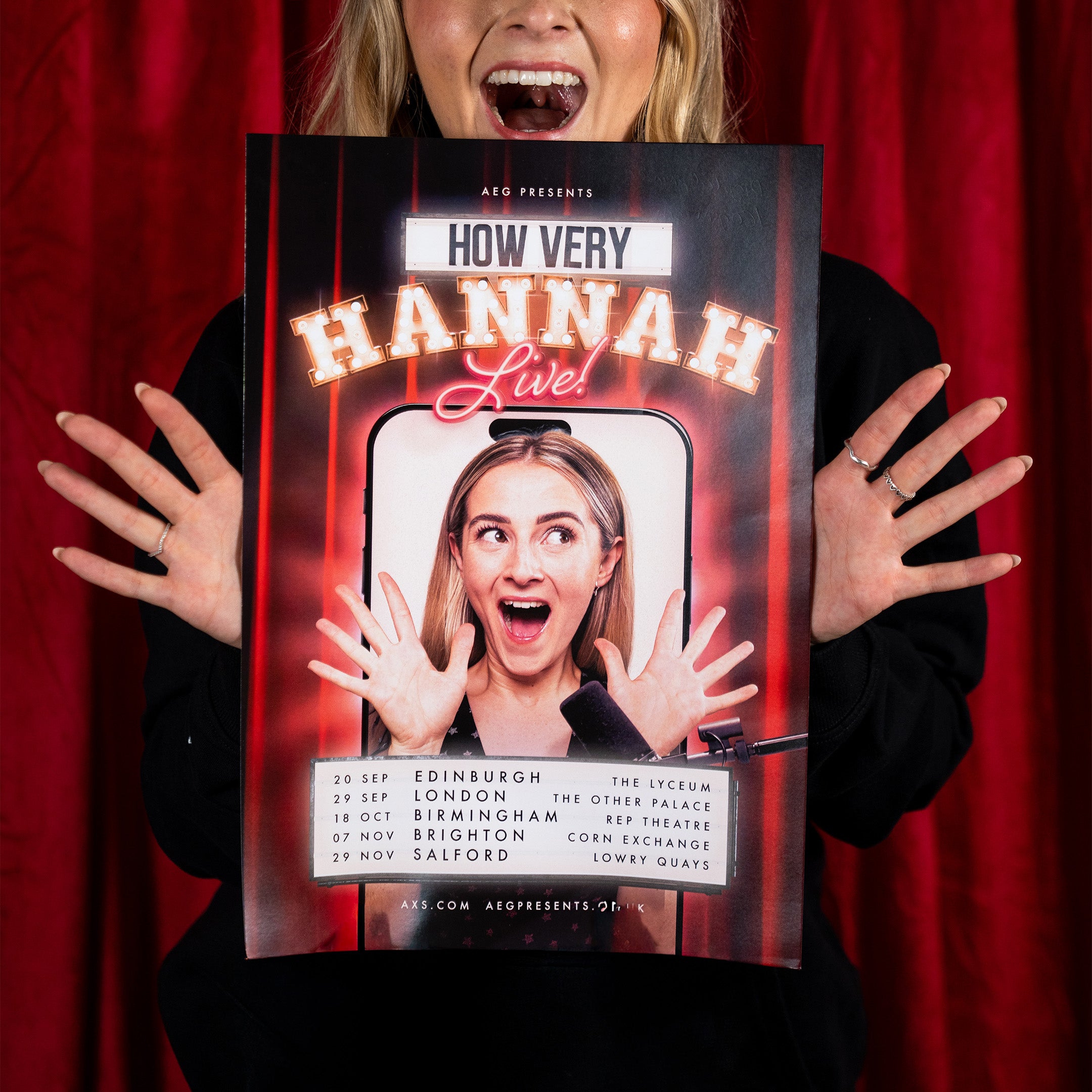 How Very Hannah Tour Poster